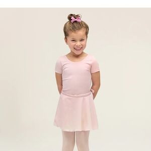 Pink Stelle Ballet Outfit with Knit Leg Warmers